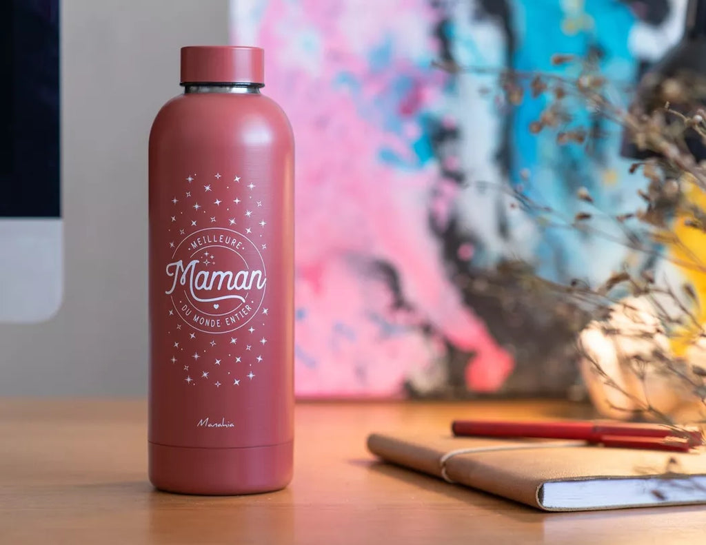 Bouteille isotherme - 500 ml - Meilleure maman du monde entier