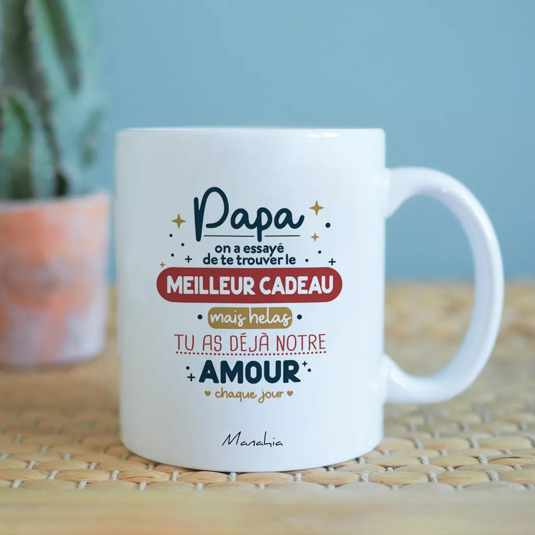 Mug Papa – Café, amour & bonne humeur