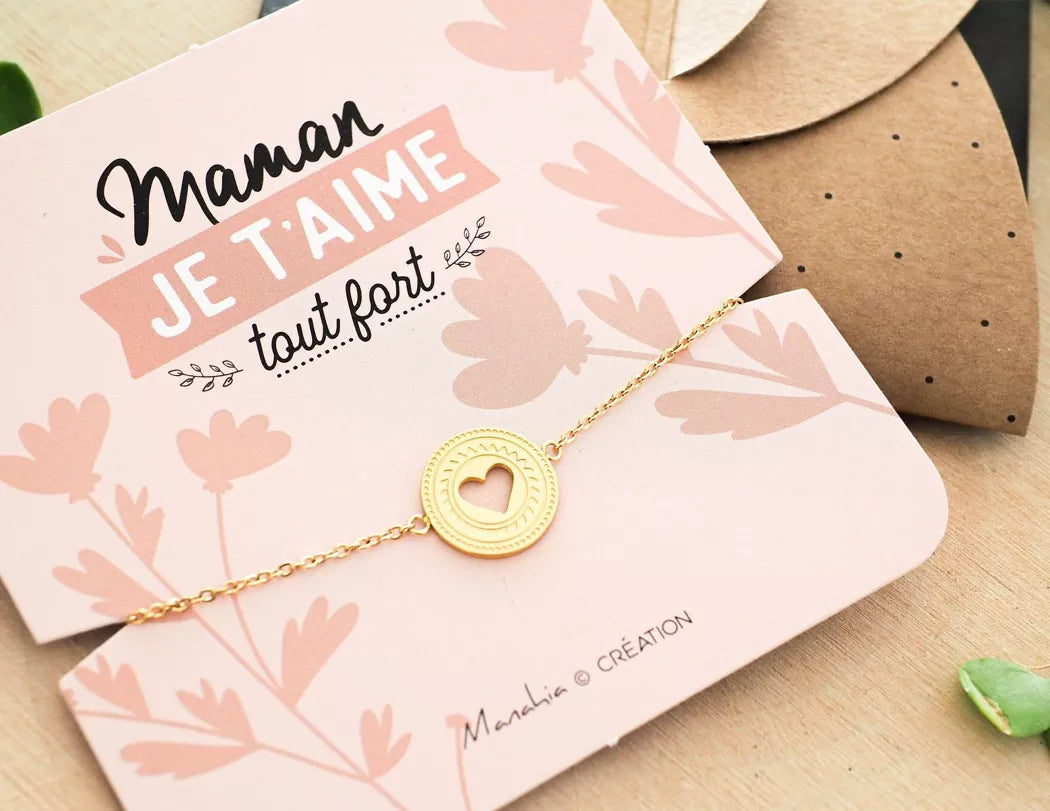 Bracelet maman - Médaillon
