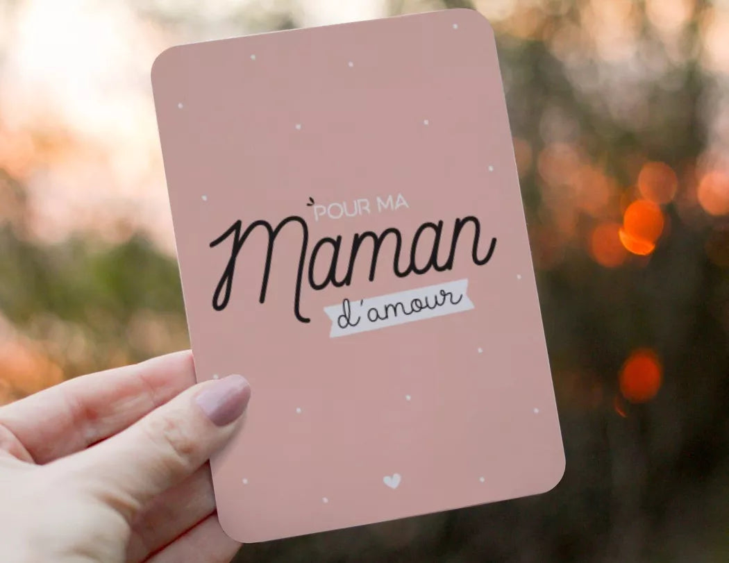 Carte - Pour ma maman d'amour