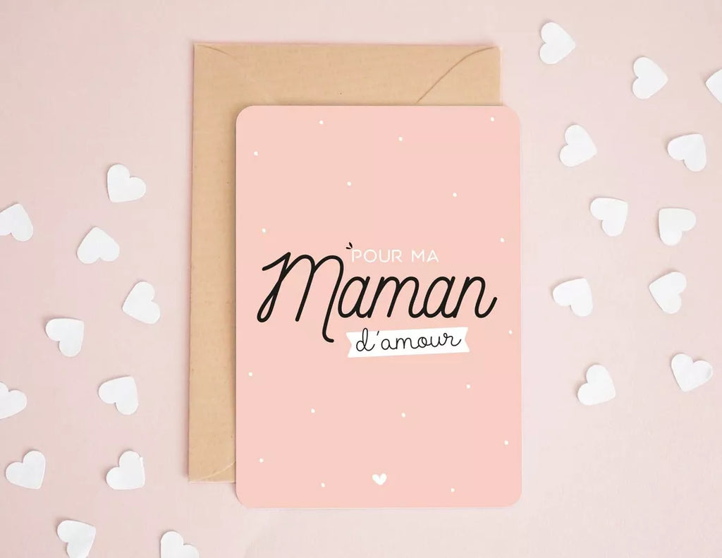 Carte - Pour ma maman d'amour