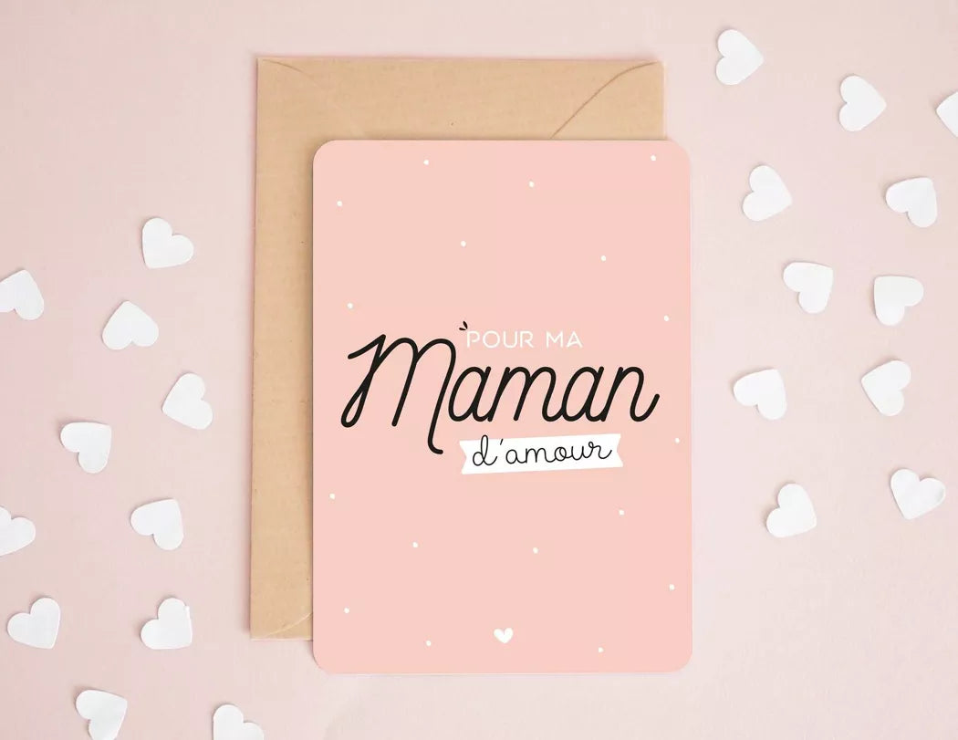Carte - Pour ma maman d'amour