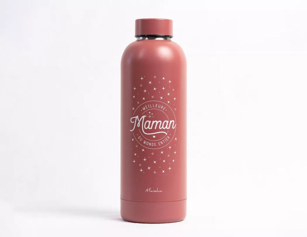 Bouteille isotherme - 500 ml - Meilleure maman du monde entier