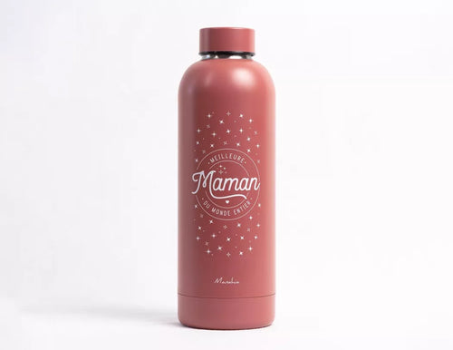 Bouteille isotherme - 500 ml - Meilleure maman du monde entier